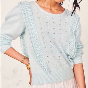 LoveShackFancy Jasmine Angora Sweater